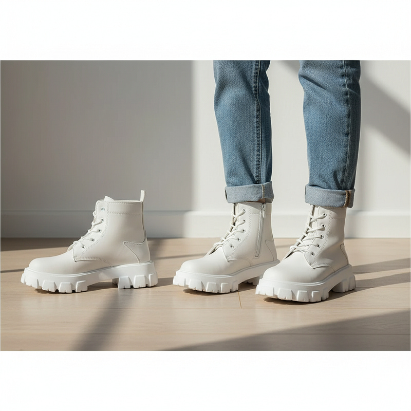 نیم بوت زنانه سفید مدل Roxana